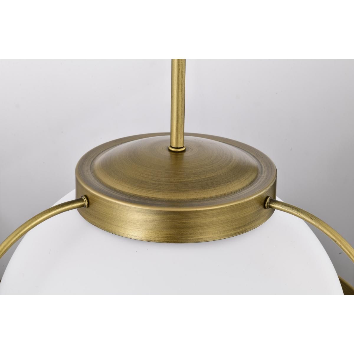 Lakeshore 18 in. Pendant Light Natural Brass Finish - Bees Lighting