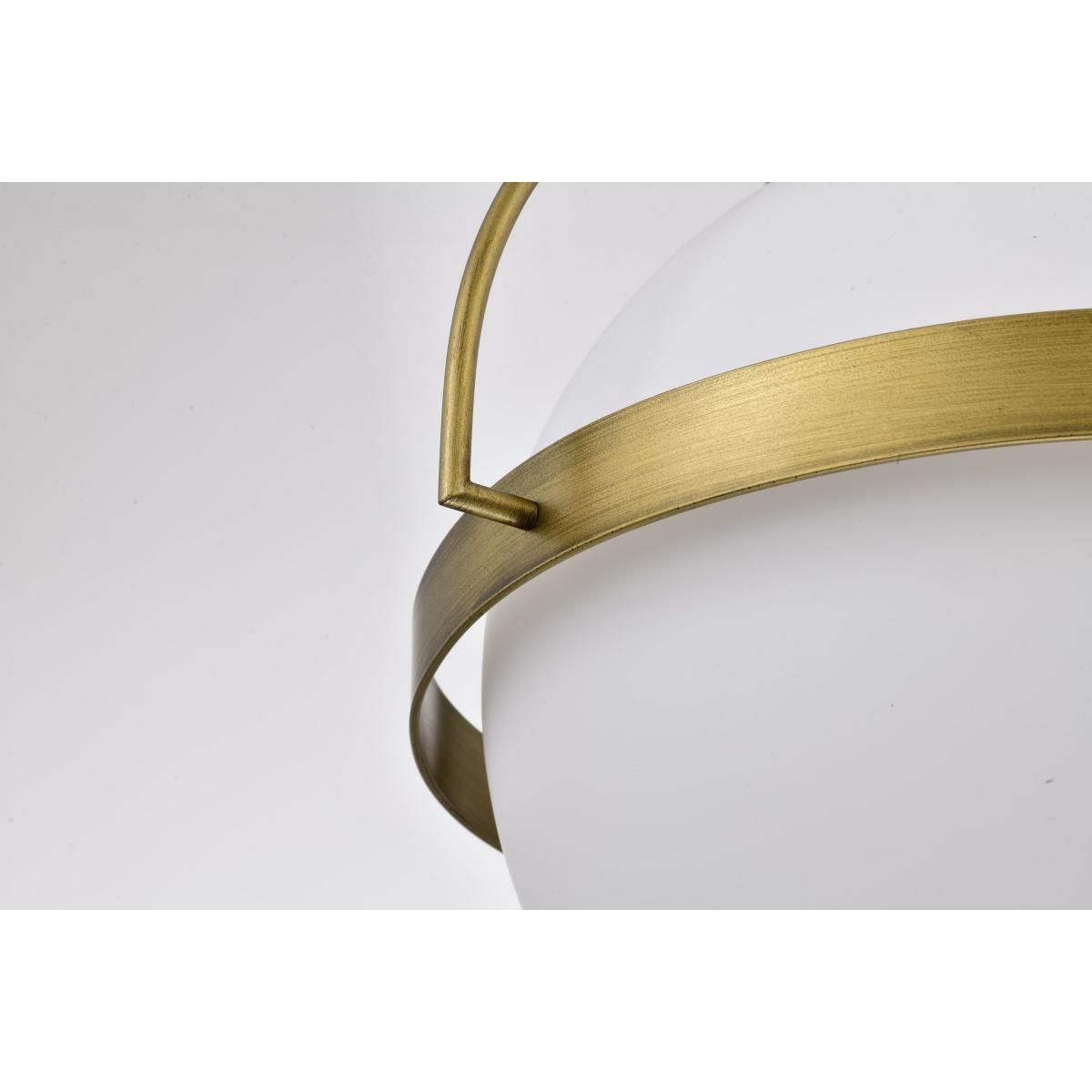 Lakeshore 18 in. Pendant Light Natural Brass Finish - Bees Lighting