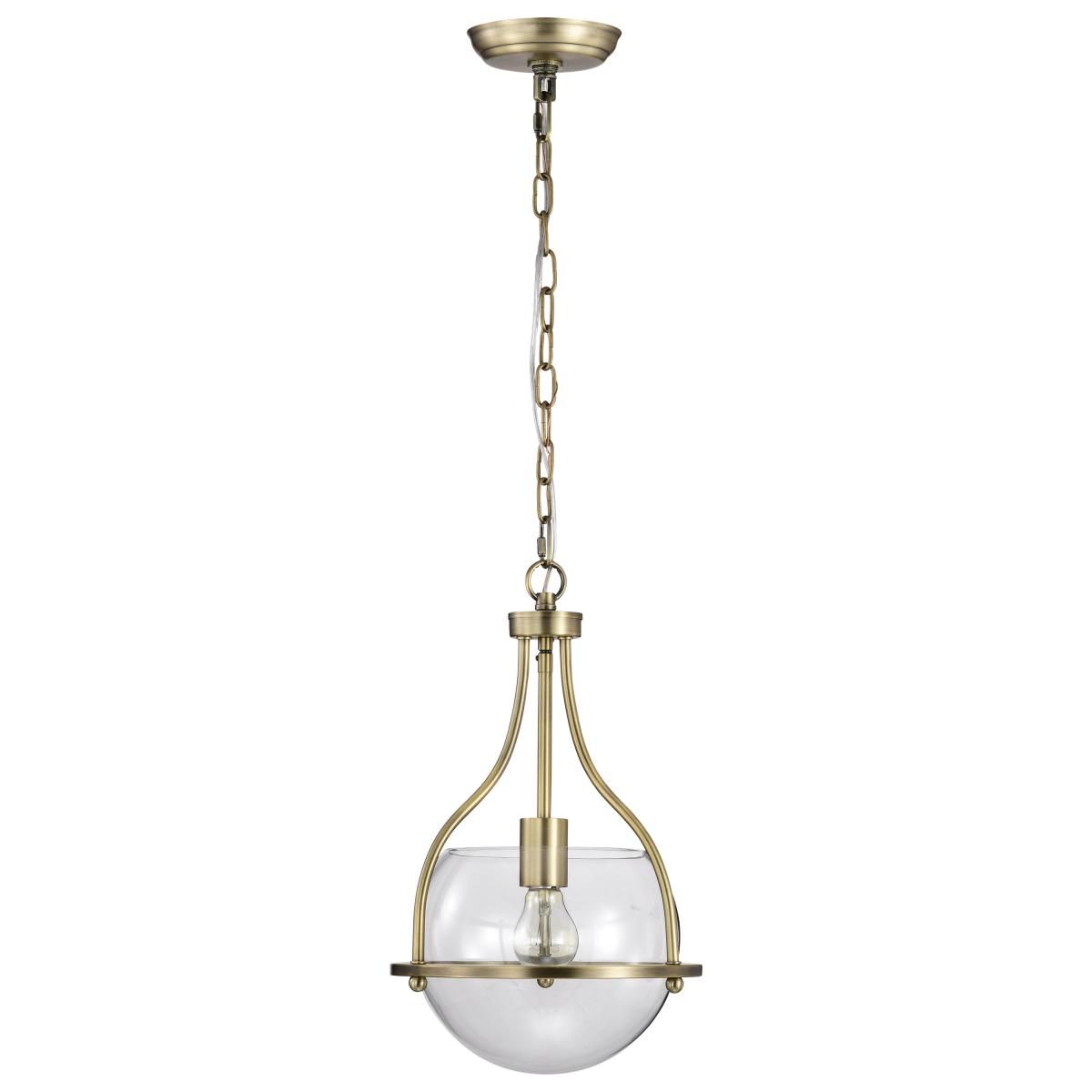 Amado 10 in. Pendant Light Vintage Brass Finish - Bees Lighting