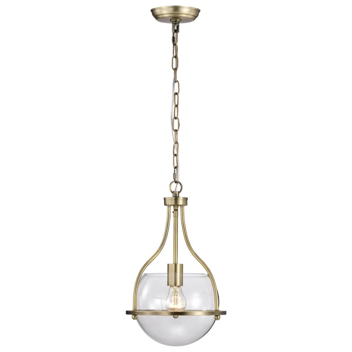 Amado 10 in. Pendant Light Vintage Brass Finish - Bees Lighting
