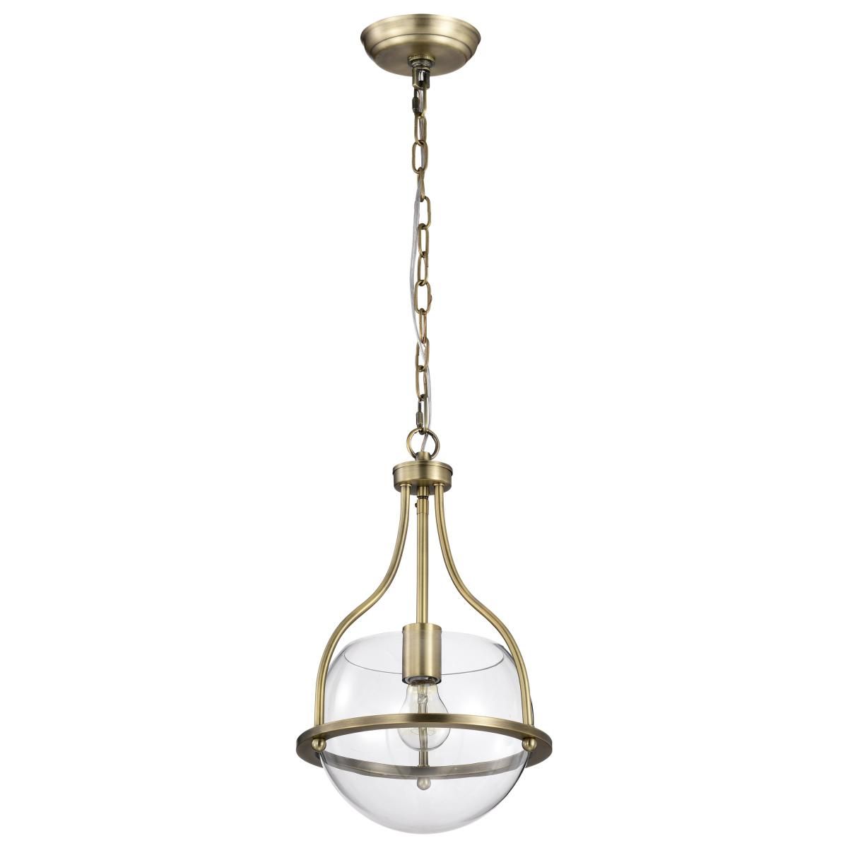 Amado 10 in. Pendant Light Vintage Brass Finish - Bees Lighting