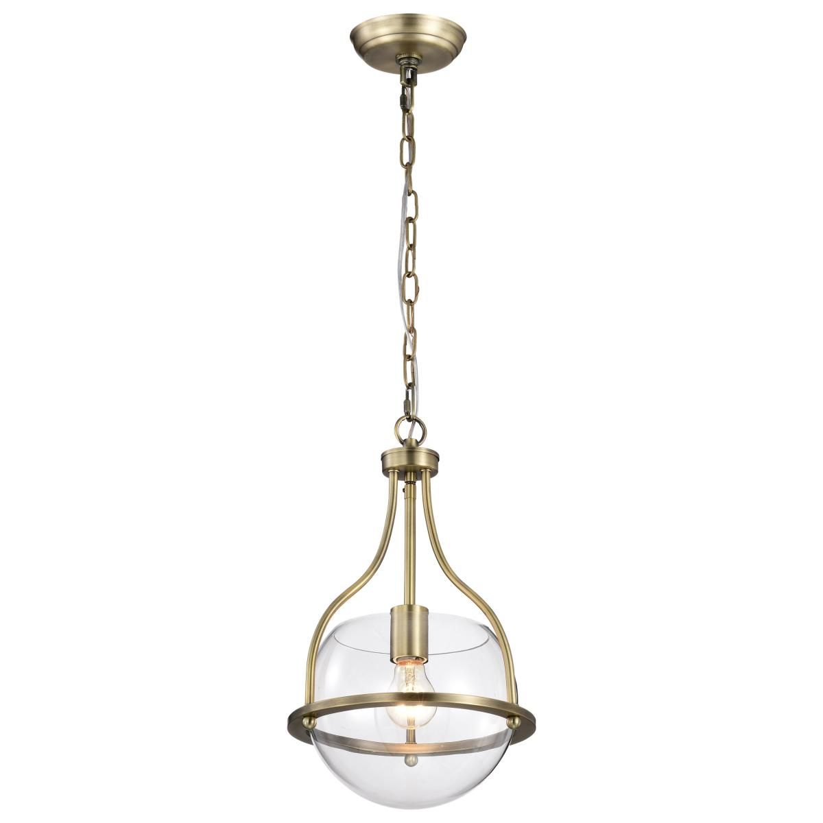 Amado 10 in. Pendant Light Vintage Brass Finish - Bees Lighting