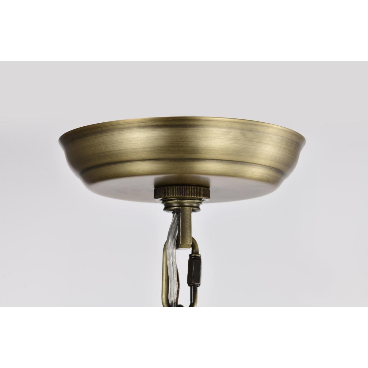 Amado 10 in. Pendant Light Vintage Brass Finish - Bees Lighting