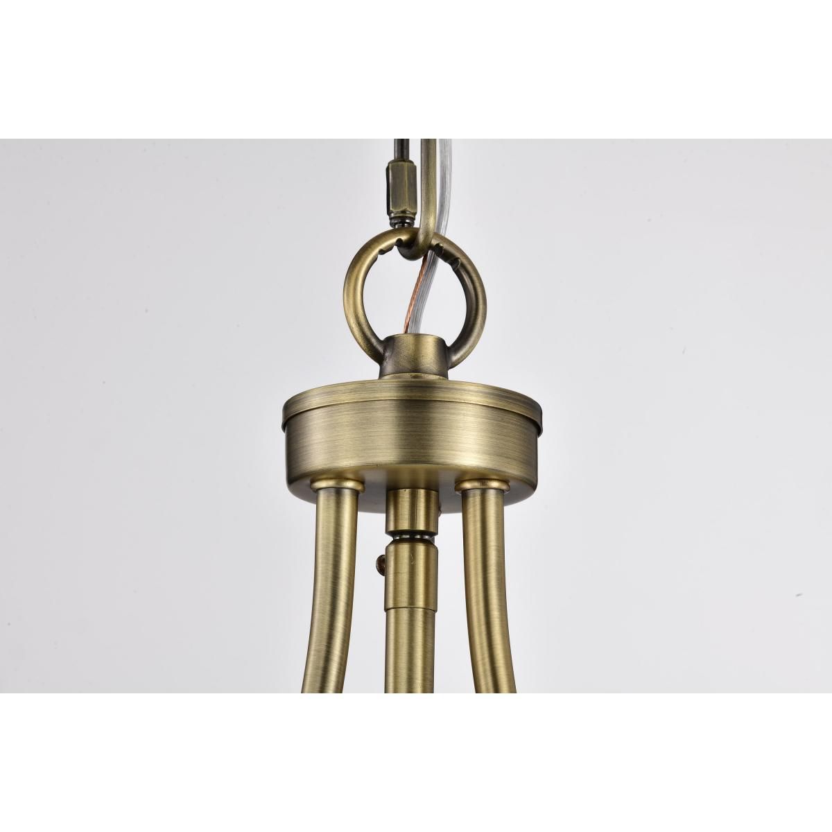 Amado 10 in. Pendant Light Vintage Brass Finish - Bees Lighting