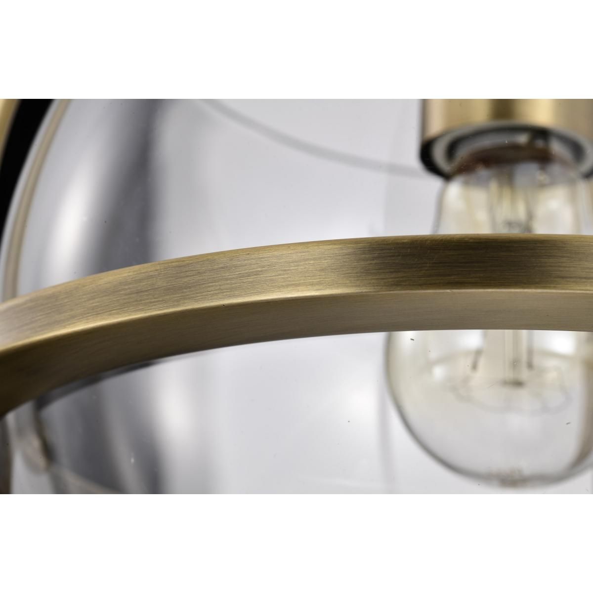 Amado 10 in. Pendant Light Vintage Brass Finish - Bees Lighting