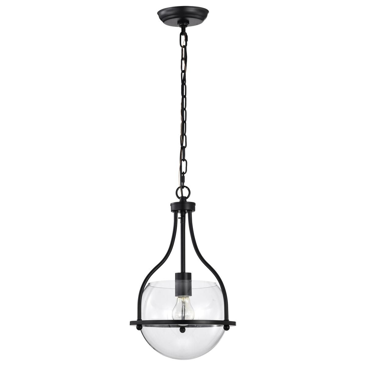 Amado 10 in. Pendant Light Matte Black Finish - Bees Lighting
