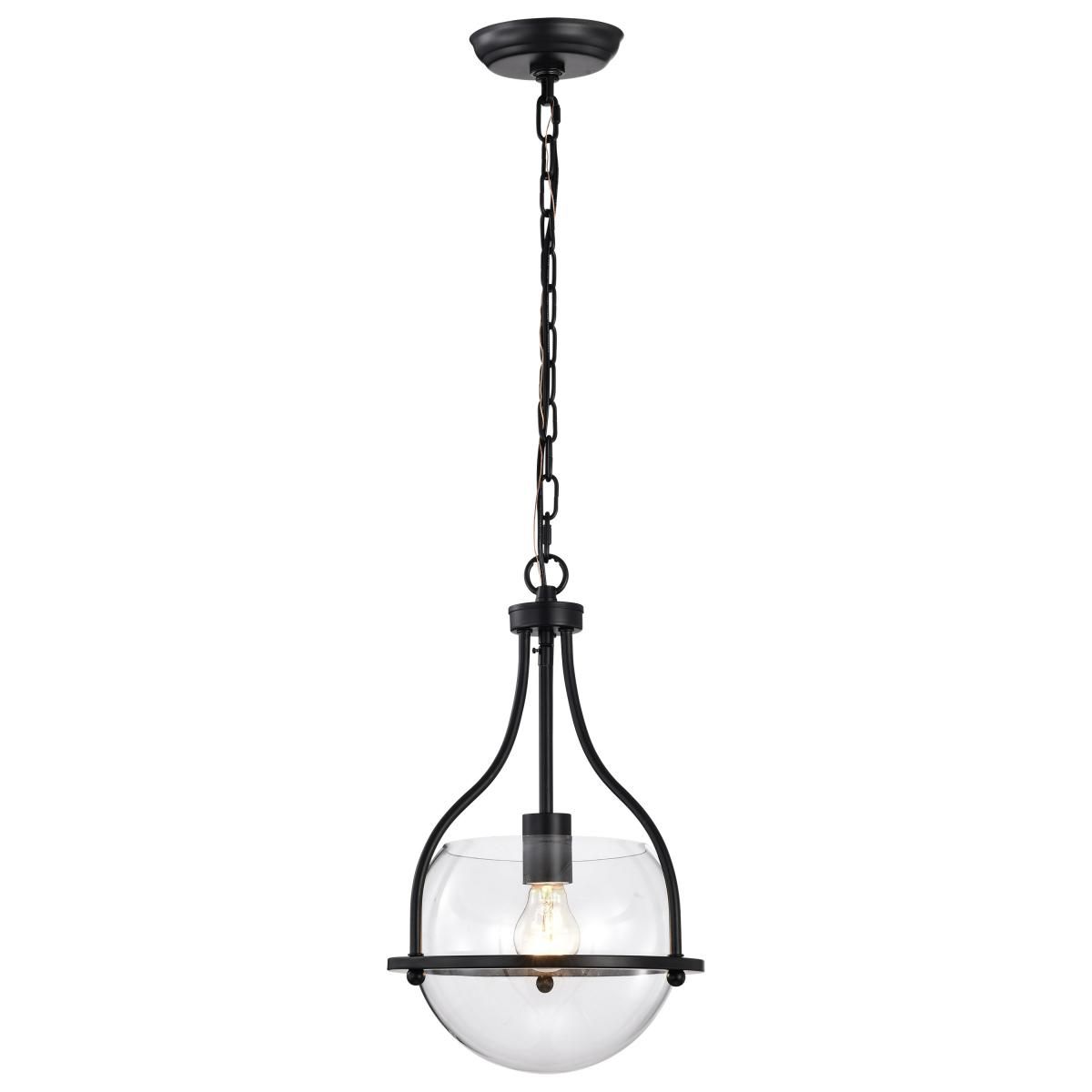 Amado 10 in. Pendant Light Matte Black Finish - Bees Lighting