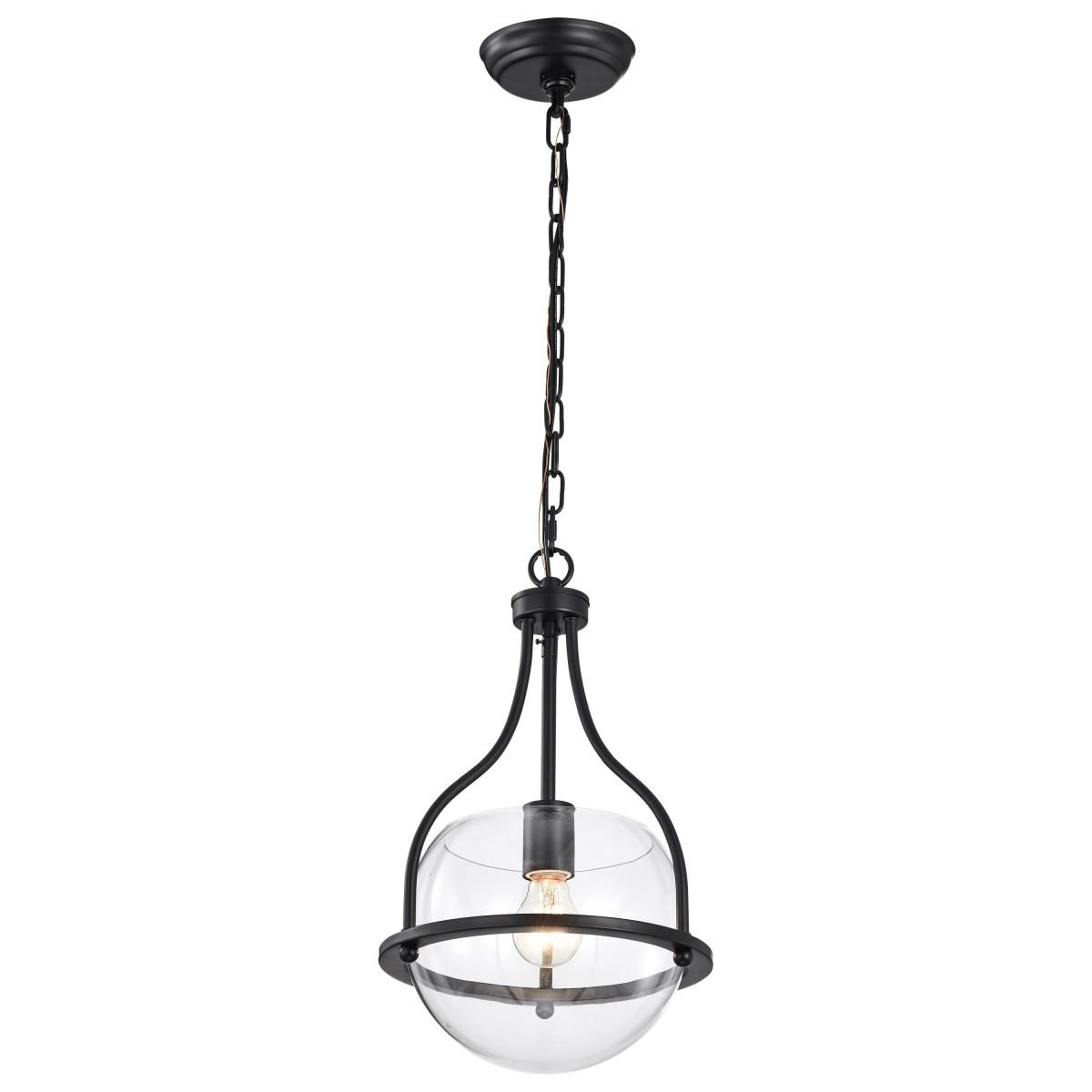 Amado 10 in. Pendant Light Matte Black Finish - Bees Lighting