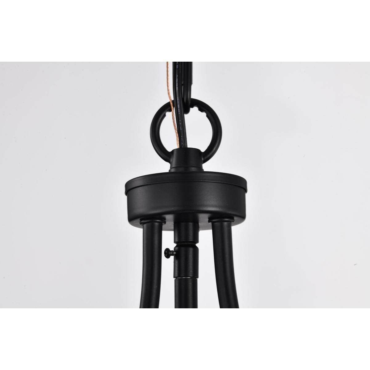 Amado 10 in. Pendant Light Matte Black Finish - Bees Lighting