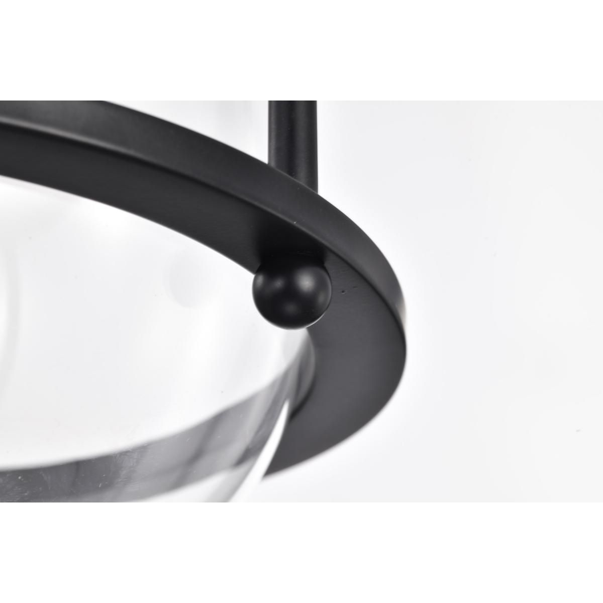 Amado 10 in. Pendant Light Matte Black Finish - Bees Lighting