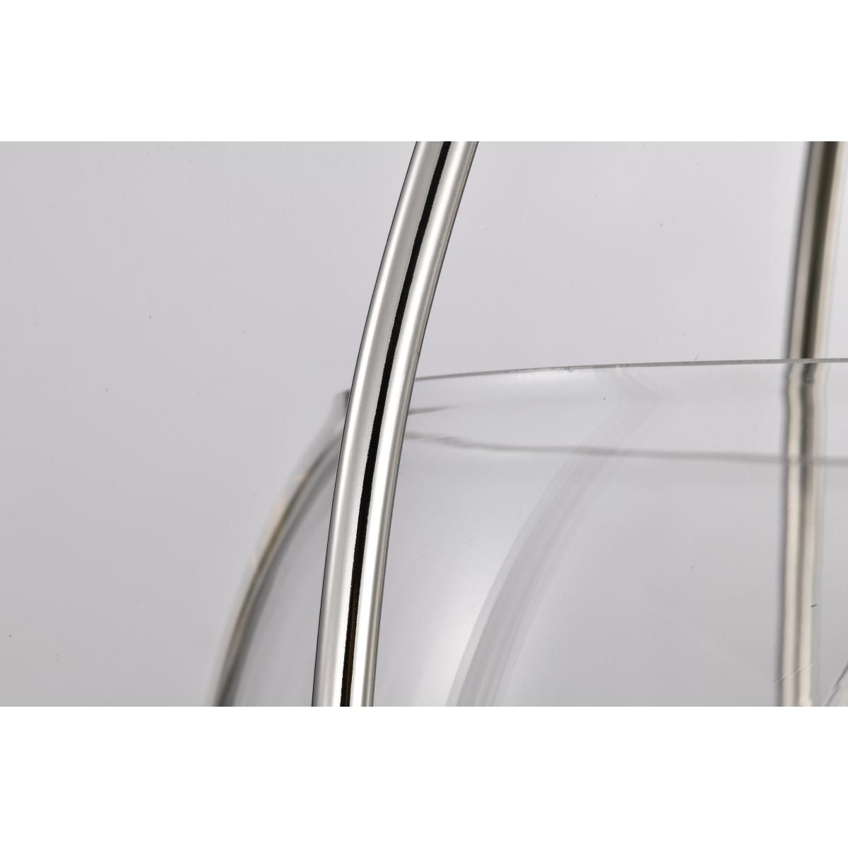 Amado 14 in. 3 lights Pendant Light Polished Nickel Finish - Bees Lighting