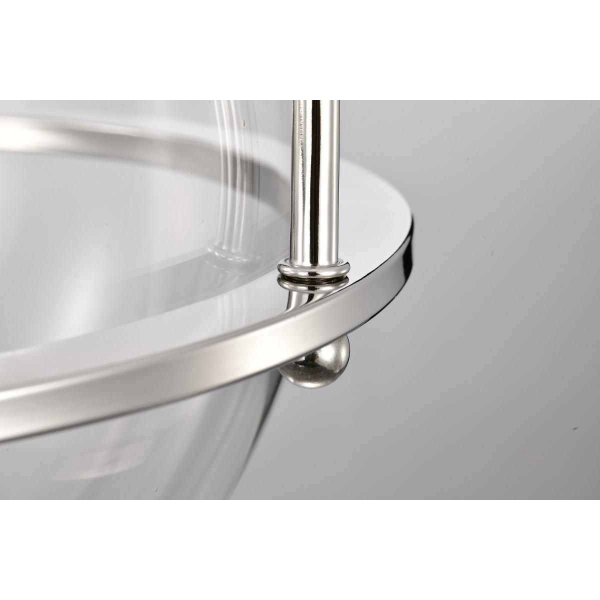 Amado 14 in. 3 lights Pendant Light Polished Nickel Finish - Bees Lighting