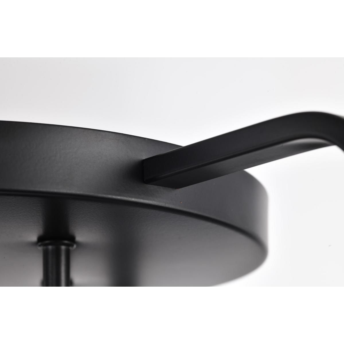 Altos 18 in. 4 lights Semi-flush Mount Light Matte Gray and Matte Black Finish - Bees Lighting