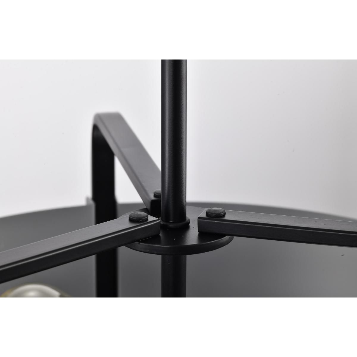 Altos 18 in. 4 lights Pendant Light Matte Gray and Matte Black Finish - Bees Lighting
