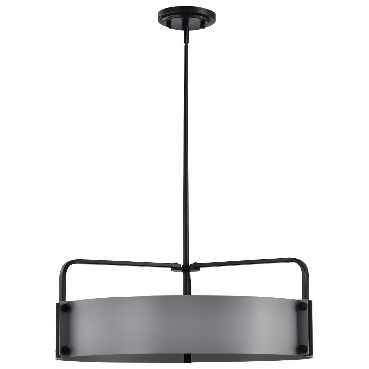 Altos 22 in. 5 lights Pendant Light Matte Gray and Matte Black Finish - Bees Lighting