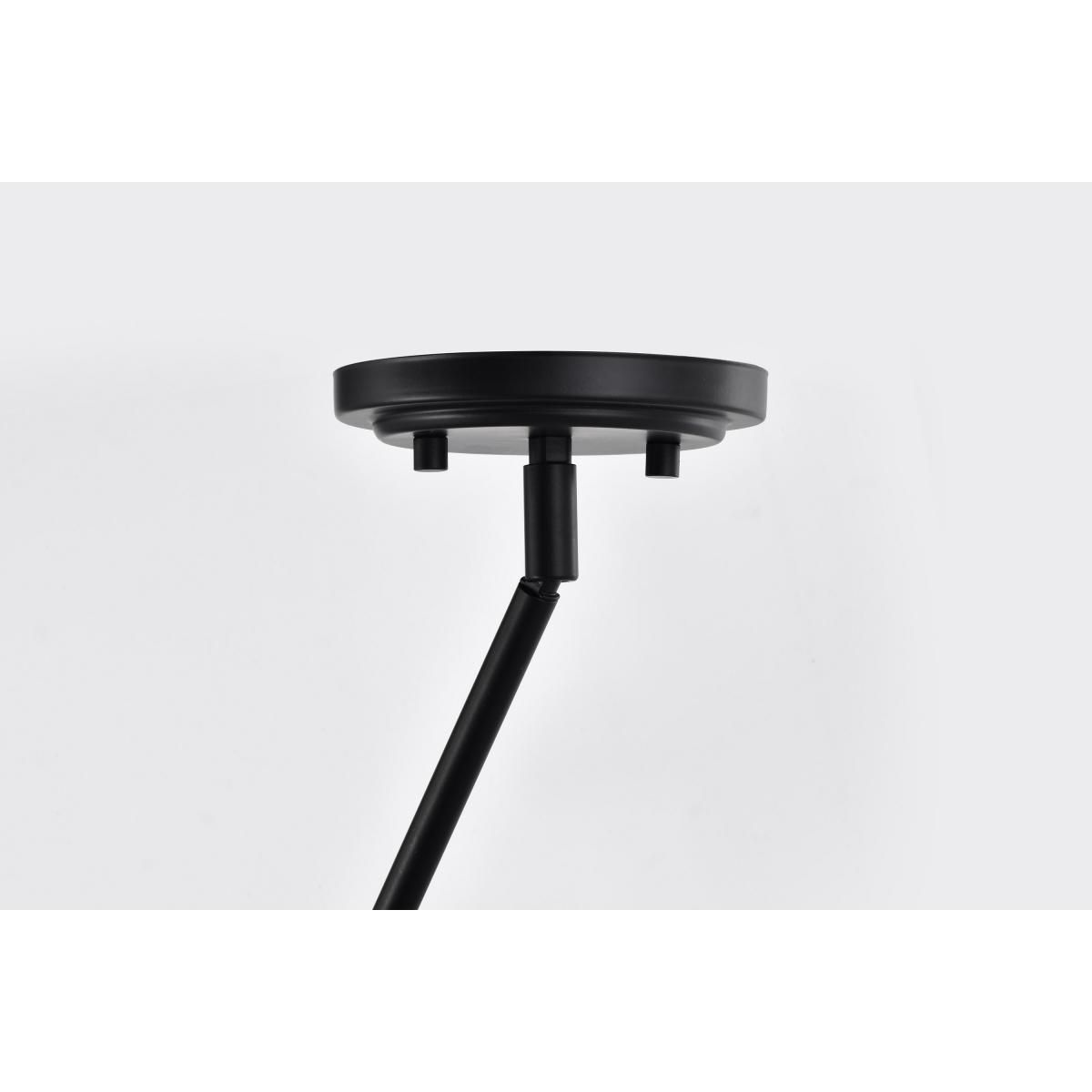 Altos 22 in. 5 lights Pendant Light Matte Gray and Matte Black Finish - Bees Lighting