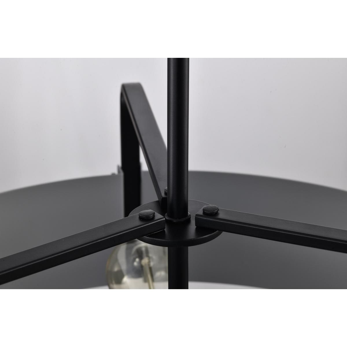 Altos 22 in. 5 lights Pendant Light Matte Gray and Matte Black Finish - Bees Lighting