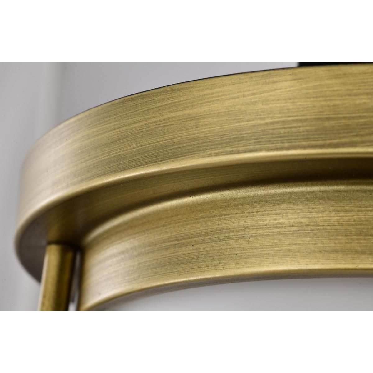 Valdora 14 in. Flush Mount Light Natural Brass Finish - Bees Lighting