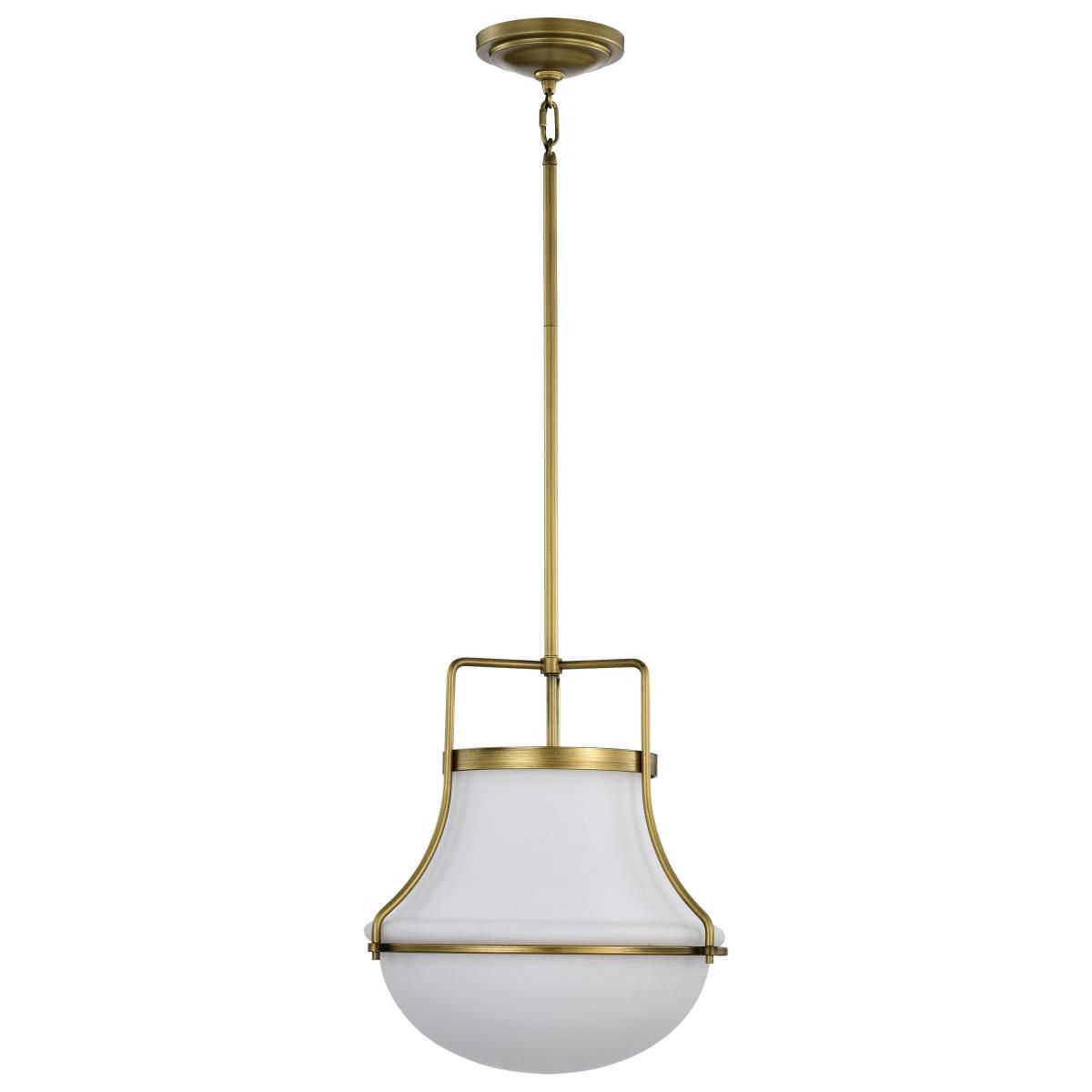 Valdora 14 in. Pendant Light Natural Brass Finish - Bees Lighting