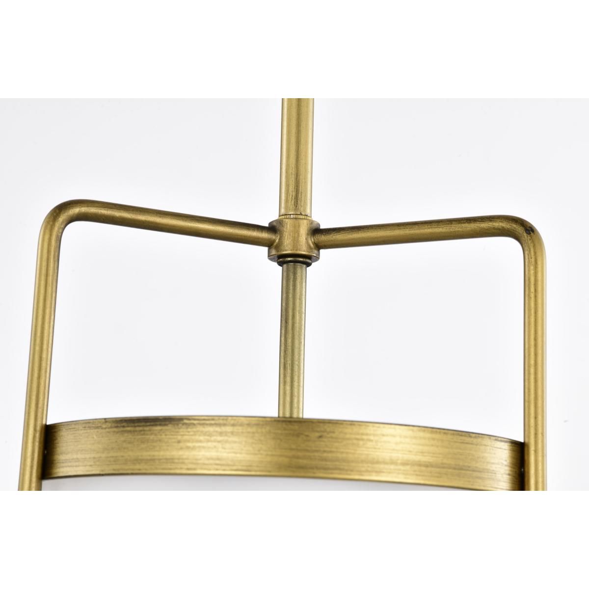 Valdora 14 in. Pendant Light Natural Brass Finish - Bees Lighting