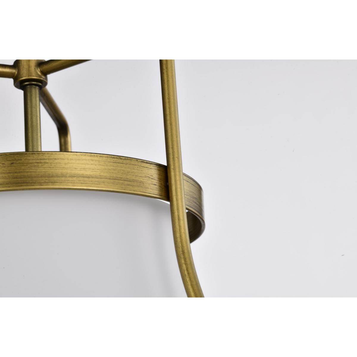 Valdora 14 in. Pendant Light Natural Brass Finish - Bees Lighting