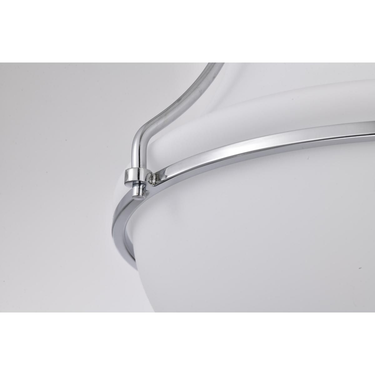 Valdora 14 in. Flush Mount Light Polished Nickel Finish - Bees Lighting