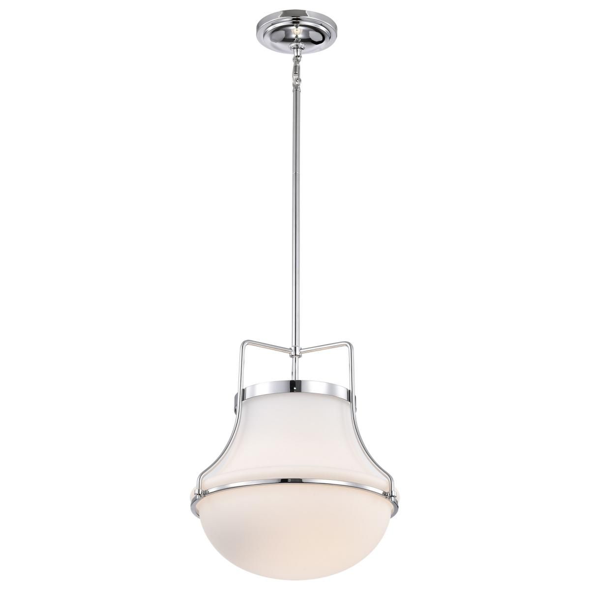 Valdora 14 in. Pendant Light Polished Nickel Finish - Bees Lighting