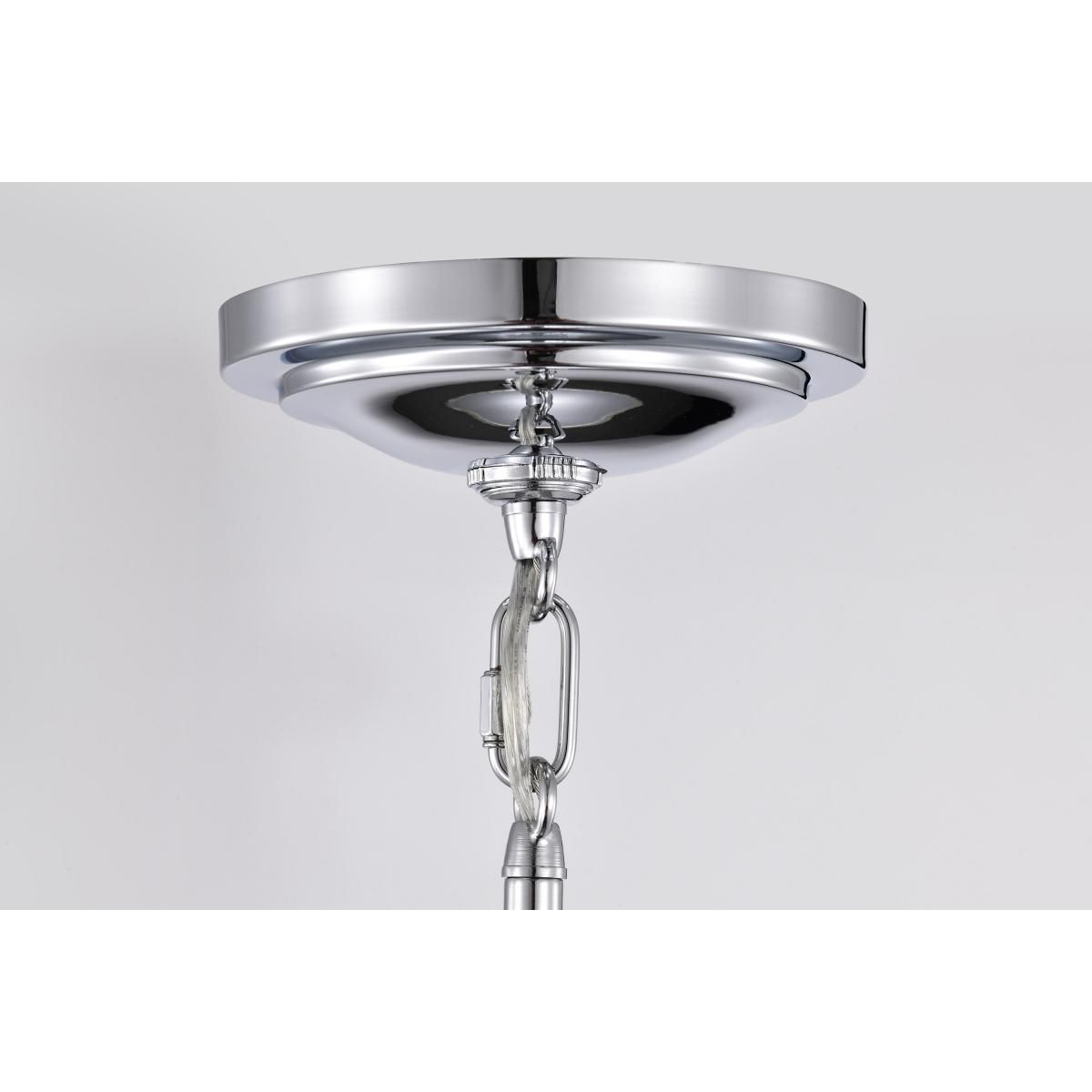 Valdora 14 in. Pendant Light Polished Nickel Finish - Bees Lighting