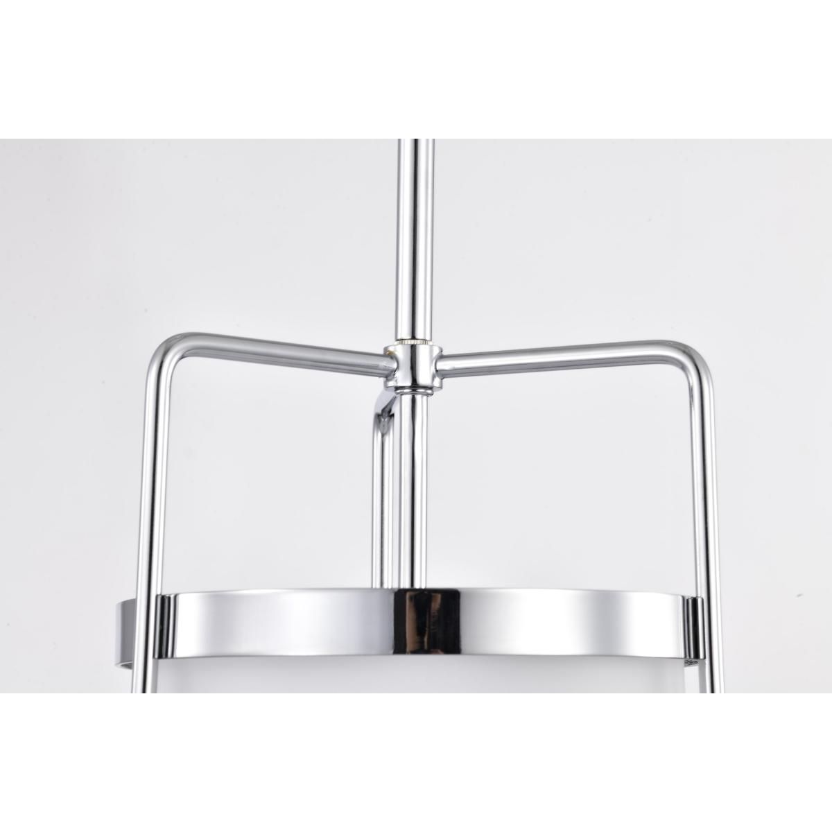 Valdora 14 in. Pendant Light Polished Nickel Finish - Bees Lighting
