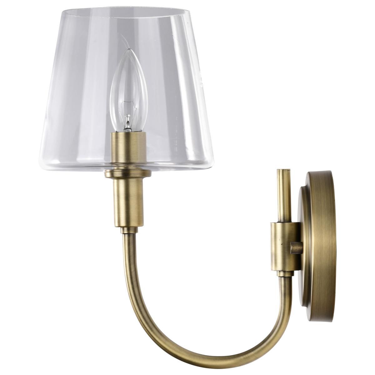 Brookside 12 in. Wall Sconce Vintage Brass Finish