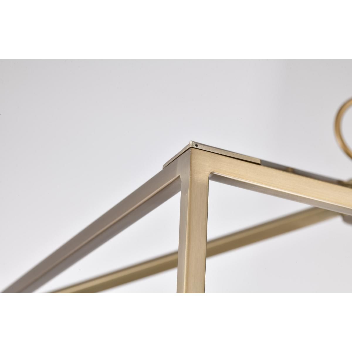 Emma 17 in. 4 lights Pendant Light Brass Finish - Bees Lighting