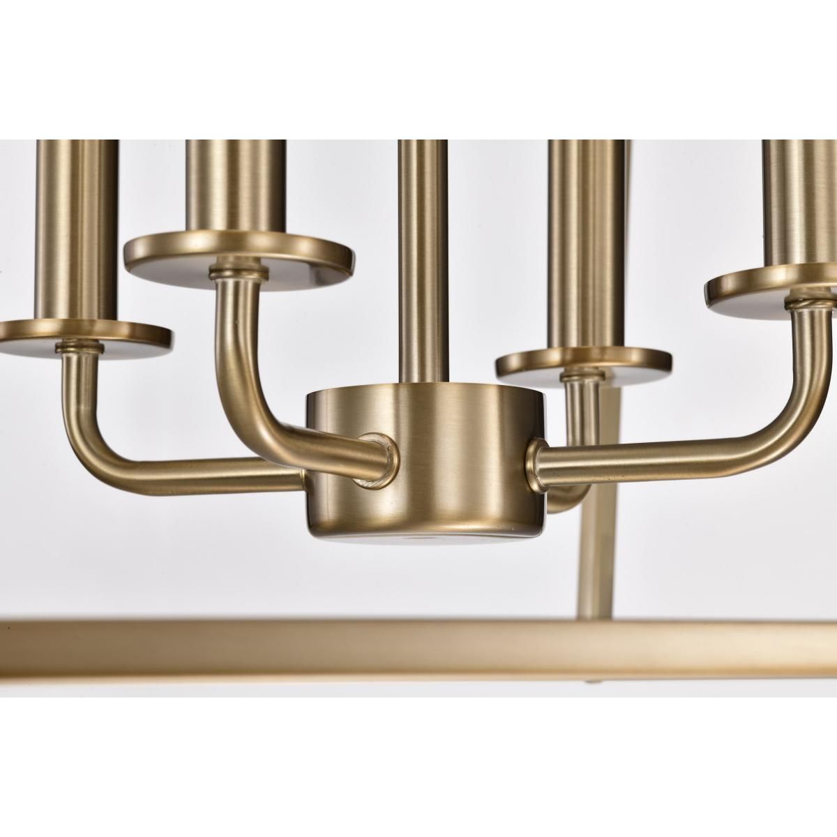 Emma 20 in. 4 lights Pendant Light Brass Finish - Bees Lighting
