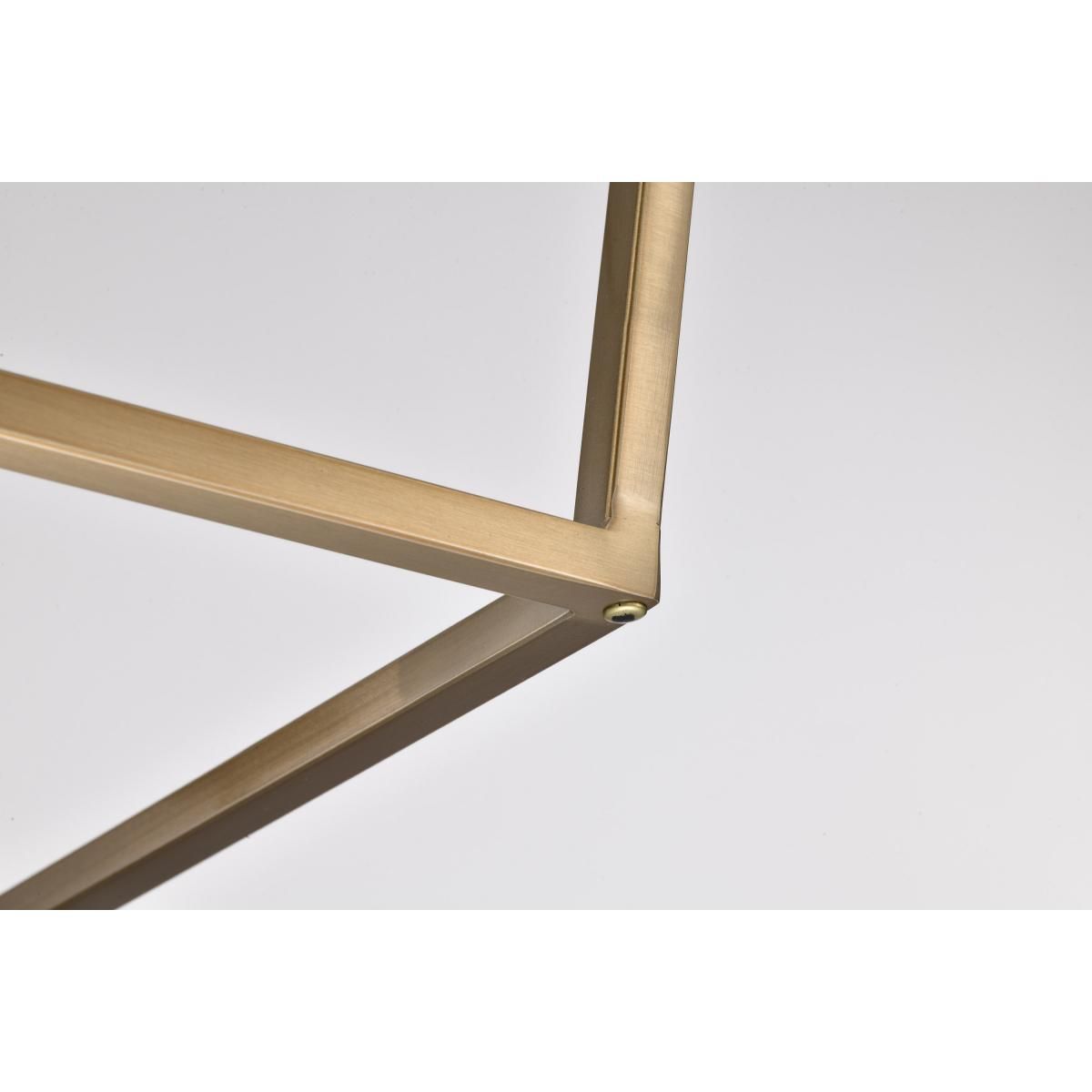 Emma 20 in. 4 lights Pendant Light Brass Finish - Bees Lighting