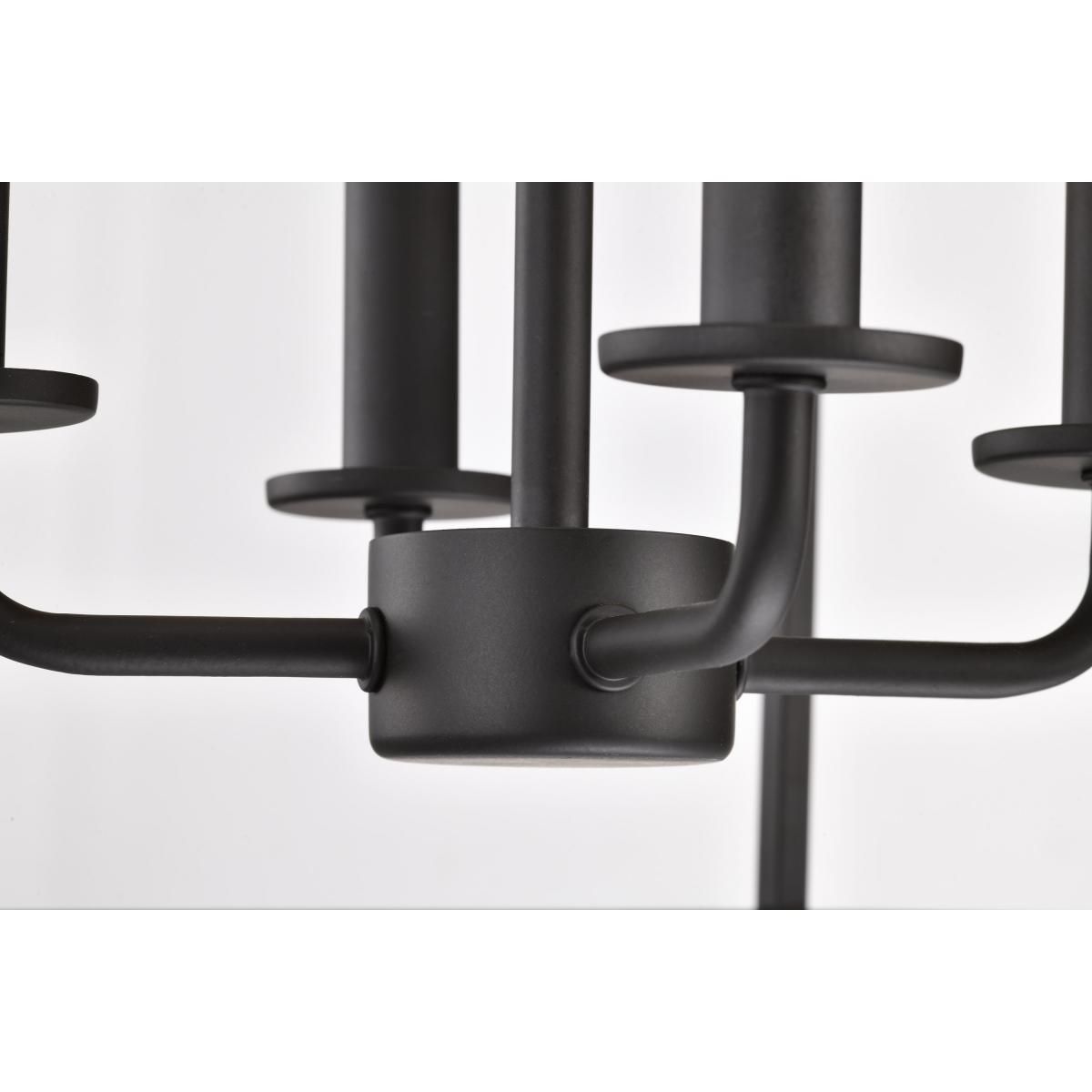 Emma 17 in. 4 lights Pendant Light Matte Black Finish - Bees Lighting