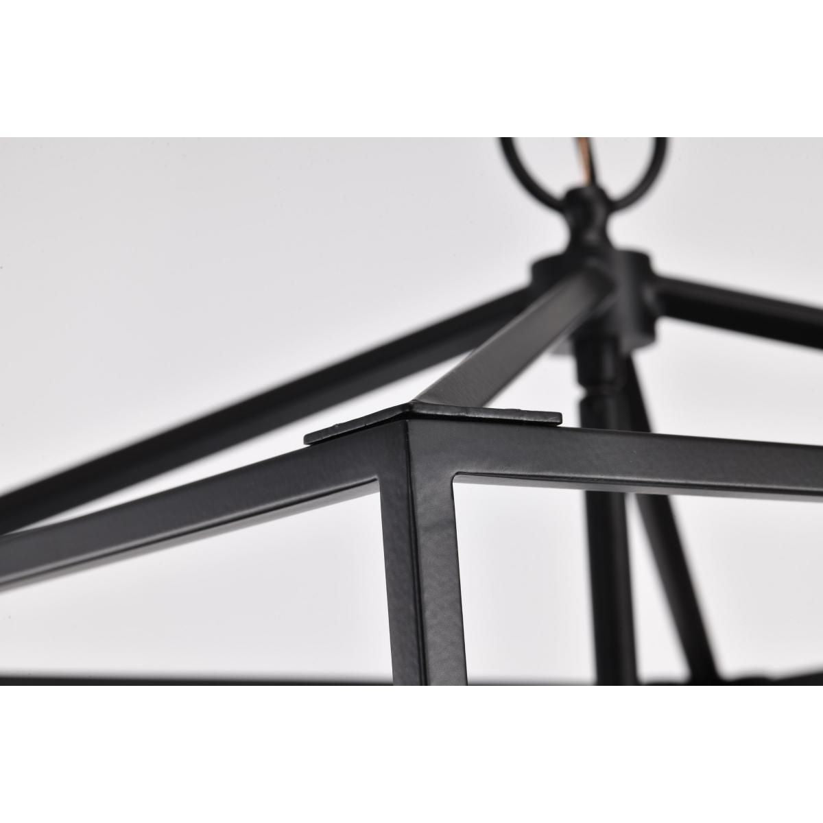 Emma 17 in. 4 lights Pendant Light Dark Bronze Finish - Bees Lighting