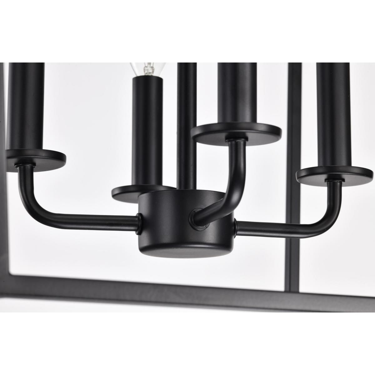 Emma 17 in. 4 lights Pendant Light Dark Bronze Finish - Bees Lighting