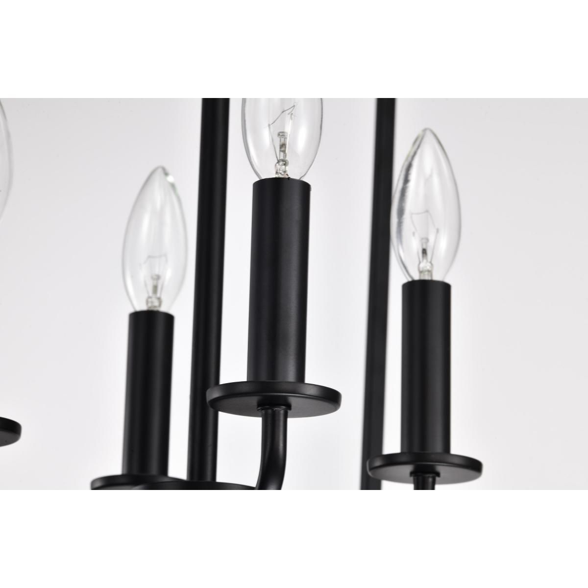 Emma 17 in. 4 lights Pendant Light Dark Bronze Finish - Bees Lighting
