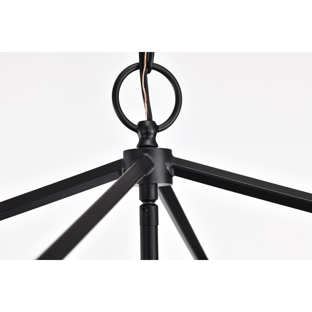 Emma 17 in. 4 lights Pendant Light Dark Bronze Finish - Bees Lighting