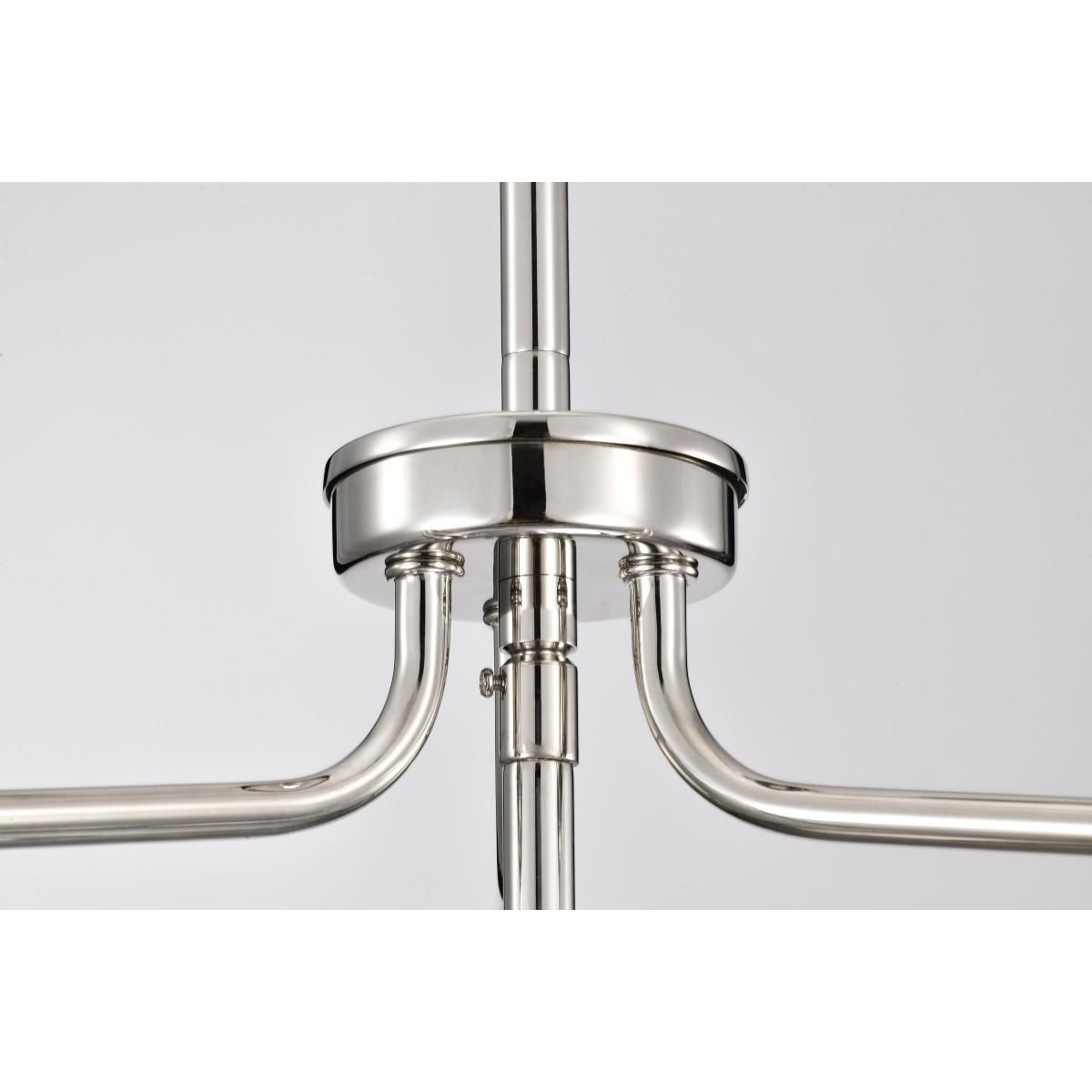 Yorktown 16 in. 4 lights Pendant Light Polished Nickel Finish - Bees Lighting