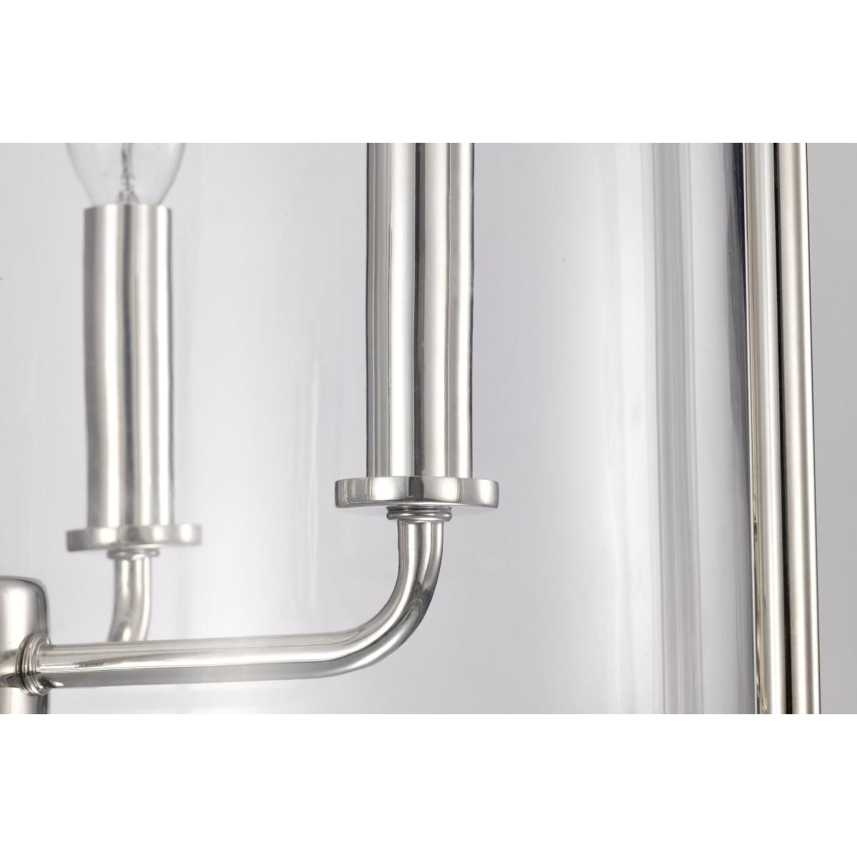 Yorktown 16 in. 4 lights Pendant Light Polished Nickel Finish - Bees Lighting