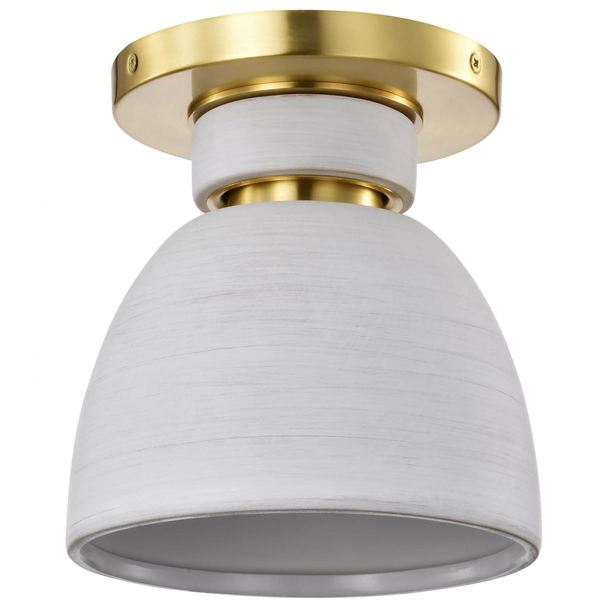 Collins 8" Flush Mount Light, Ceramic Finish