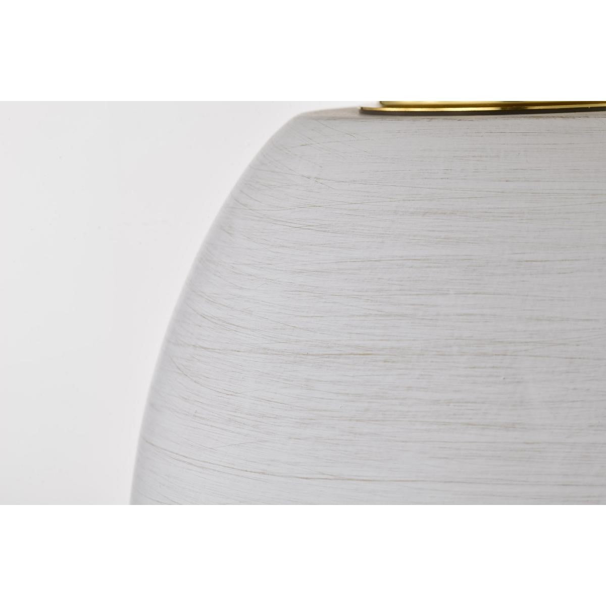 Collins 8" Flush Mount, Brushed Brass Finish - Bees Lighting