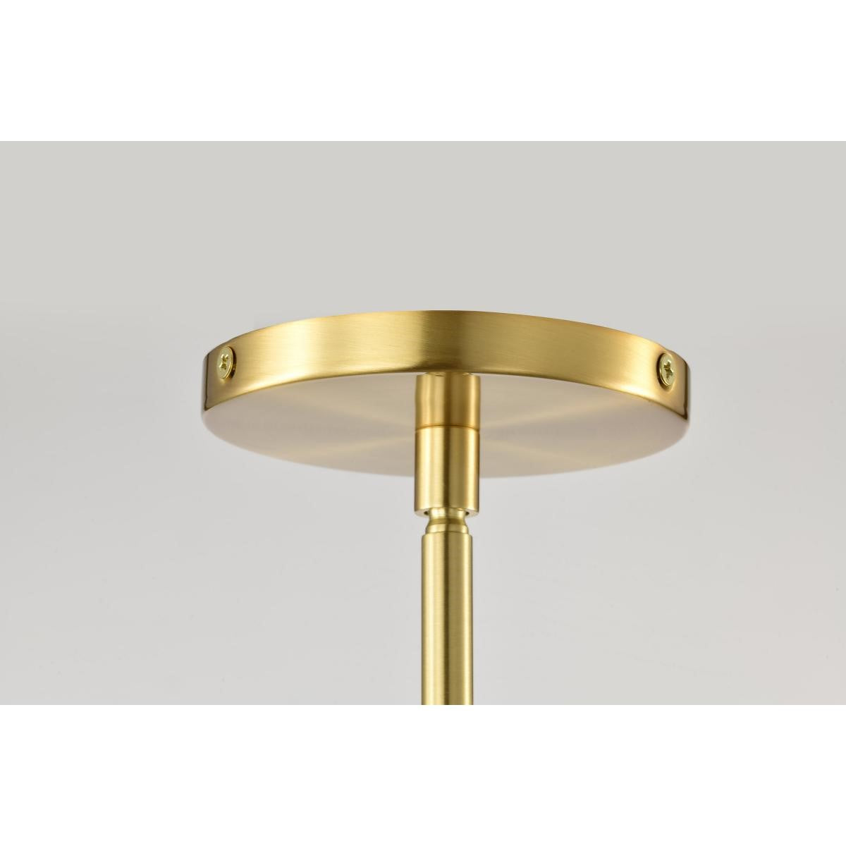 Collins 8" Pendant Light, Brushed Brass Finish - Bees Lighting