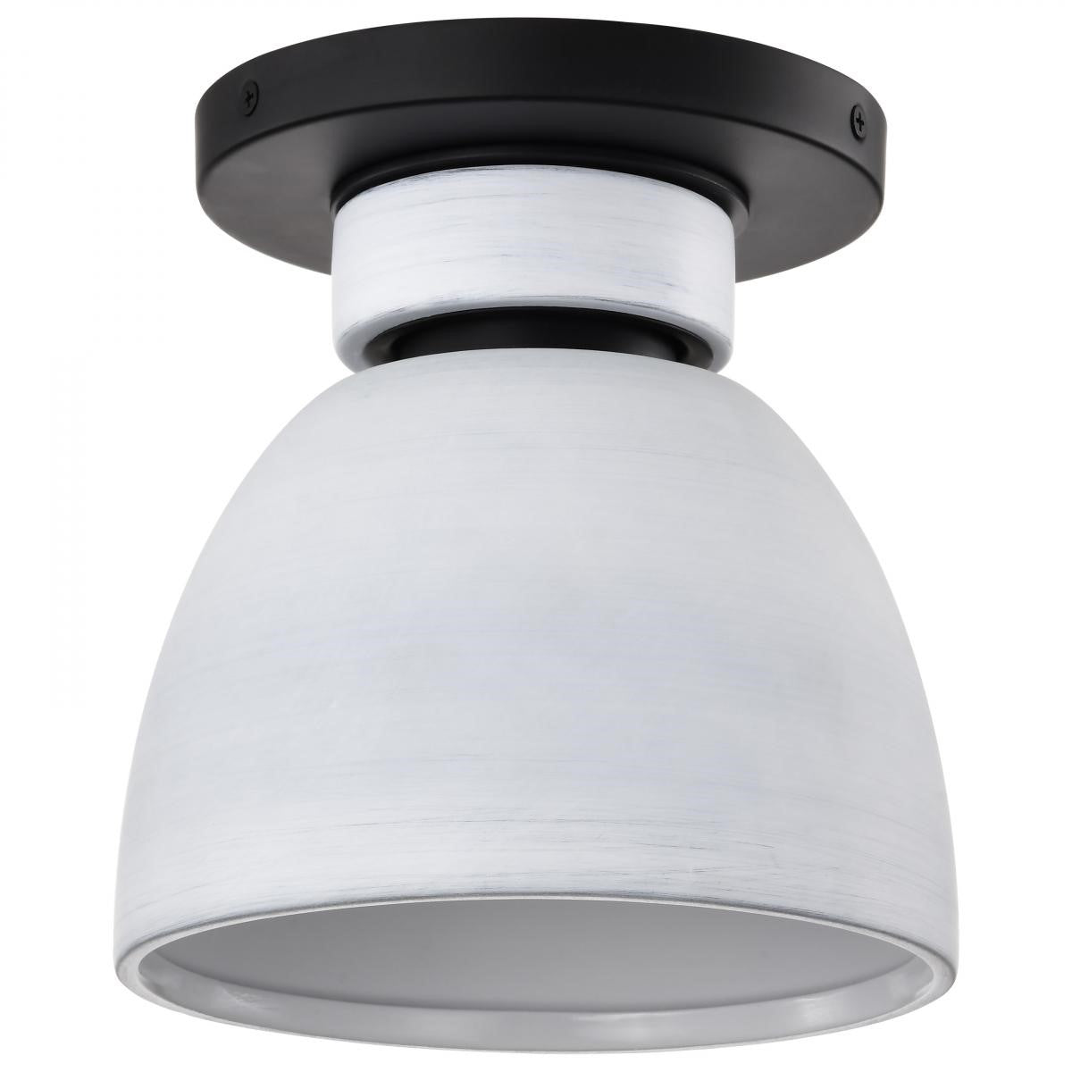 Collins 8" Flush Mount Light, Ceramic Finish