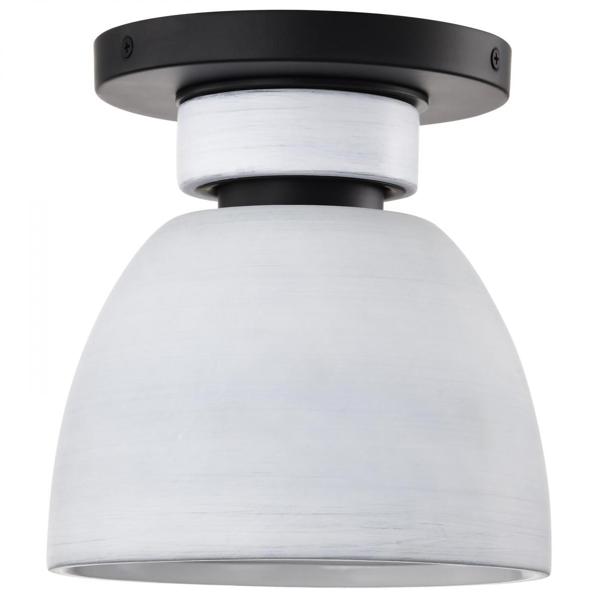 Collins 8" Flush Mount, Matte Black Finish - Bees Lighting