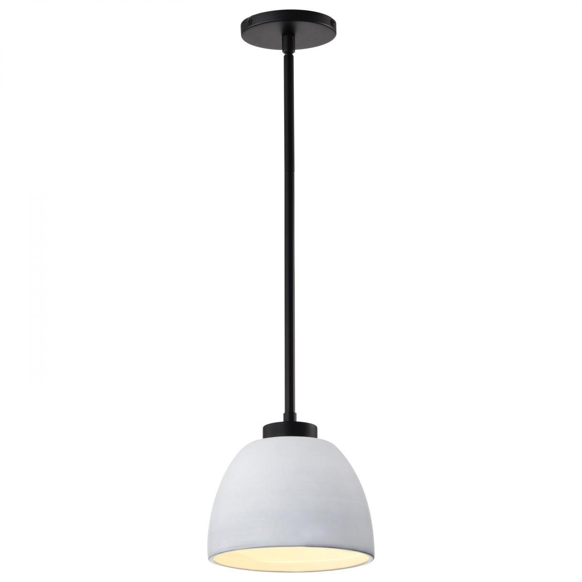 Collins 8" Mini Pendant, Matte Black Finish - Bees Lighting