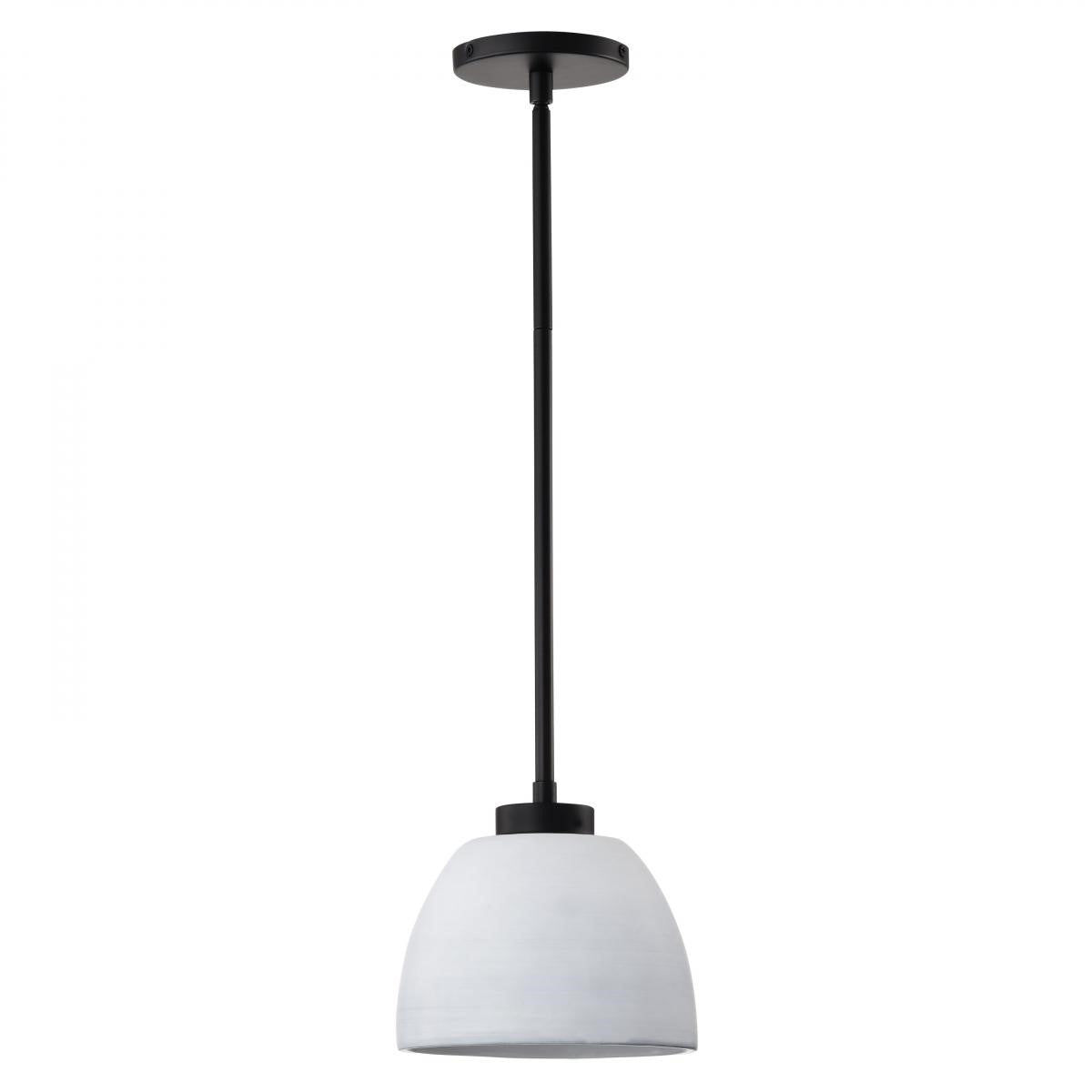 Collins 8" Pendant Light, Matte Black Finish - Bees Lighting