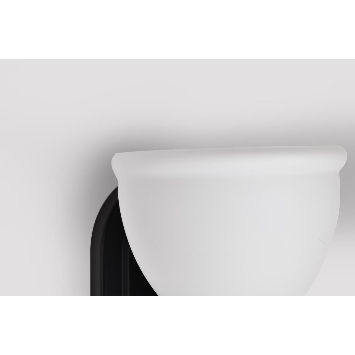 Russel 8" Bathroom Vanity Light, Matte Black Finish - Bees Lighting