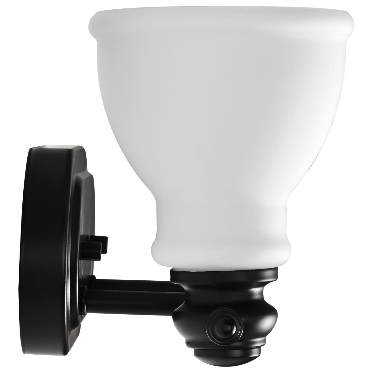 Russel 15" 2 Lights Bathroom Vanity Light, Matte Black Finish - Bees Lighting