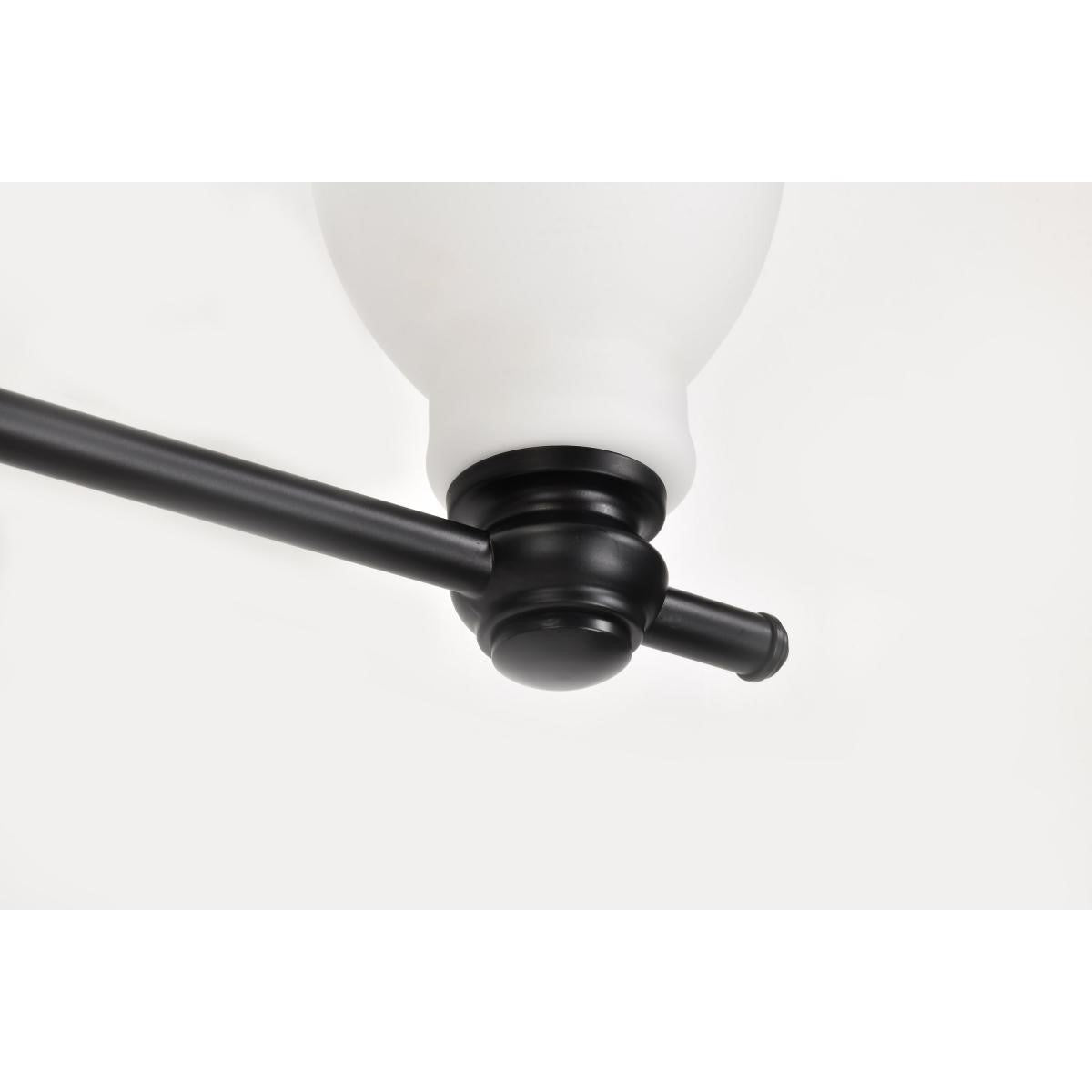 Russel 24" 3 Lights Bathroom Vanity Light, Matte Black Finish - Bees Lighting